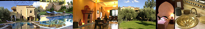 location villa pour 6 ou 8 personnes - villa Abalya Marrakech
